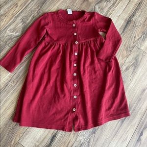 Kate Quinn red button up dress 💃